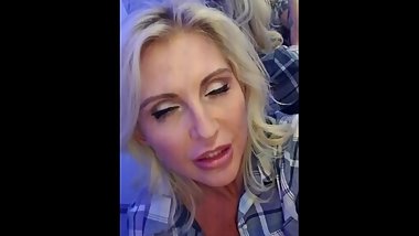 Good Sub Solo Mile High Club Fingering My MILF Pussy for My Dom