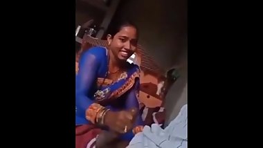 Desi village aunty giving blowjob to husband