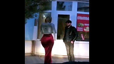 Caucasian girl with incredible ass