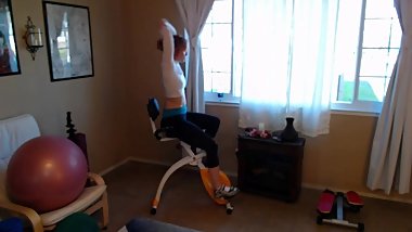 Sweaty bike ride