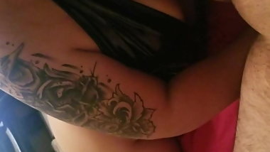 Wife giving me a blowjob