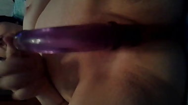 Russian bbw mature mom dildo